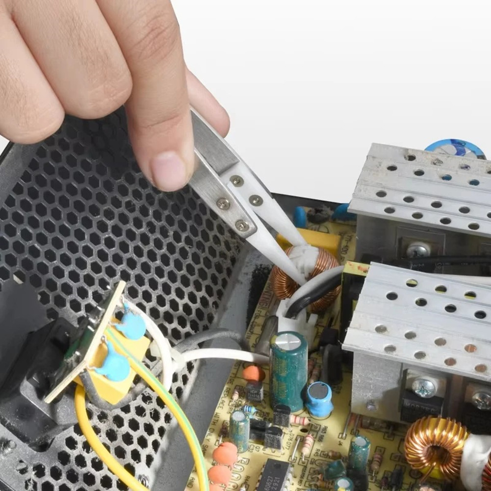静電気防止セラミックチップピンセット3個セット ステンレス製 - Electronics Repair Hobby のレビューと価格