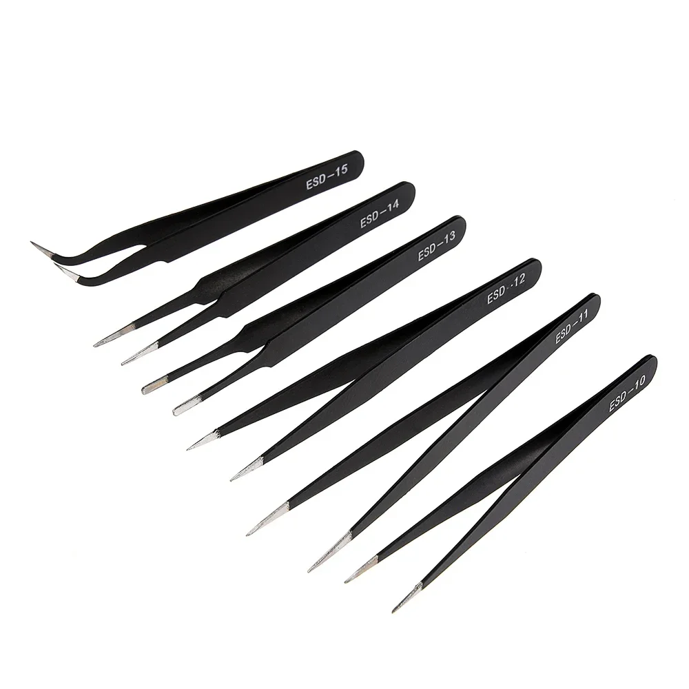 ステンレス鋼の精密ピンセット,esd帯電防止修理ツール,はん - Electronics Repair Tools のレビューと価格